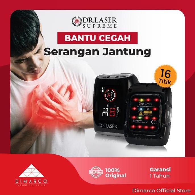 Dr Laser Supreme 16 Titik Alat Terapi Kesehatan Diabetes Jantung