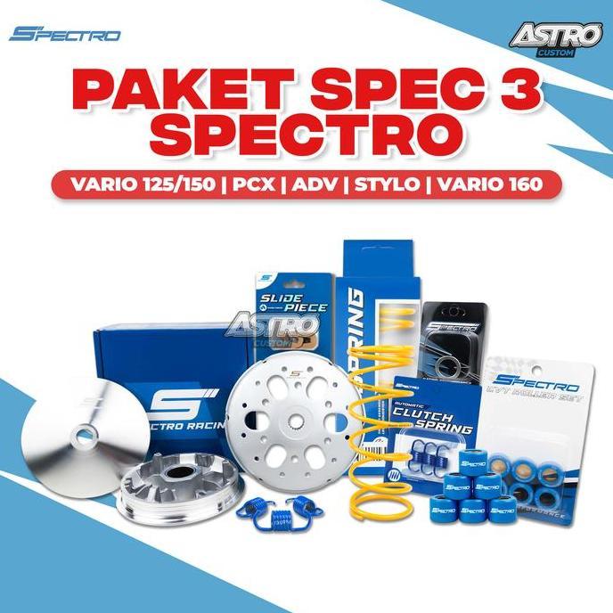 Spectro Full Spek Upgrade CVT Vario 125 150 PCX Lokal ADV STYLO 160 New Led Old ESP Mangkok Ganda Ru