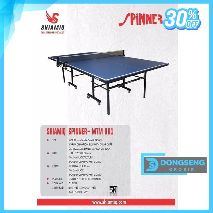 MEJA PINGPONG TENIS MEJA SHIAMIQ SPINNER GRATIS ONGKIR