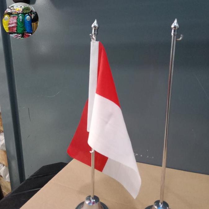 tiang meja stainless tiang bendera meja stainless bendera meja stainless tiang stainless 35 cm premi