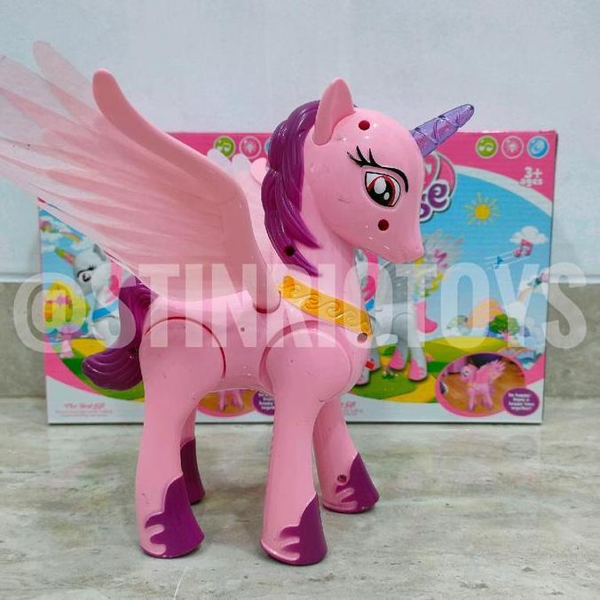 Mainan Anak Pretty Horse Lampu Musik