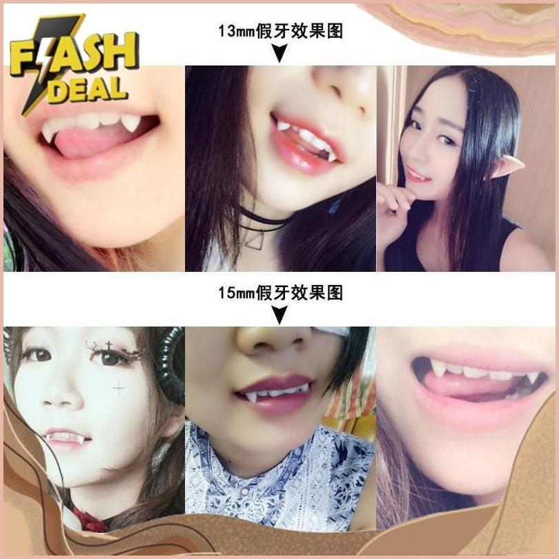 Cod Csp014 Gigi Taring Palsu Palsu Aksesoris Cosplay (Tanpa Box & Tanpa Lem)