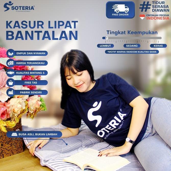 Soteria Kasur Lipat Tebal Anti Kempes / Kasur Busa / Kasur Lipat Mix Ukuran [Garansi Anti Kempes]