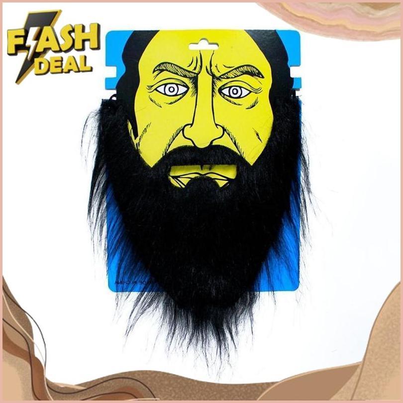 Trending Jenggot Palsu Warna Hitam Coklat Putih Kostum Cosplay Drama Dan Pesta