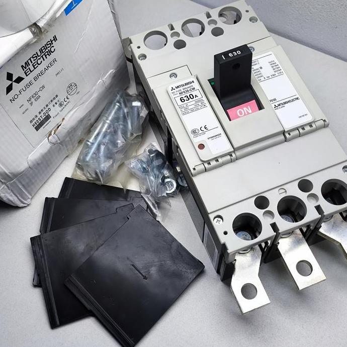 Murah MCCB NFB Mitsubishi NF630-CW 3P 500A Non COD