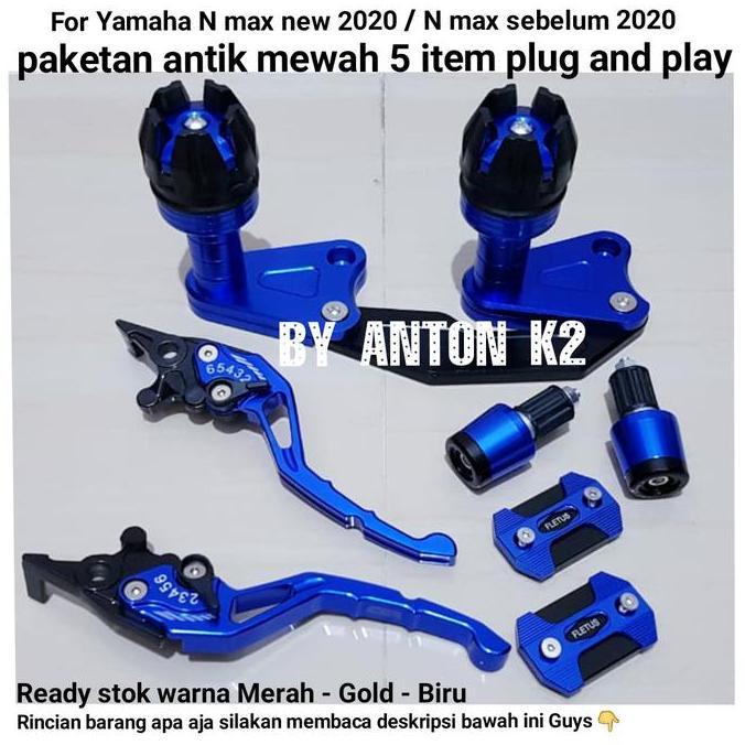 DY40 - PAKET 5 ITEM/VARIASI AKSESORIS MOTOR NMAX/NMAX OLD/N MAX NEW/NMAX 2022