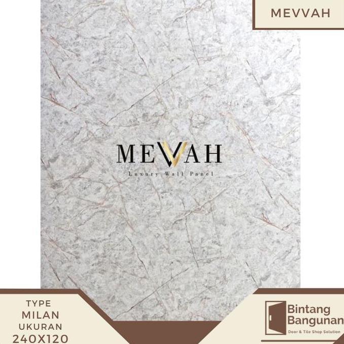 Mevvah Wall Panel Motif Milan | Panel Dinding Motif Marmer