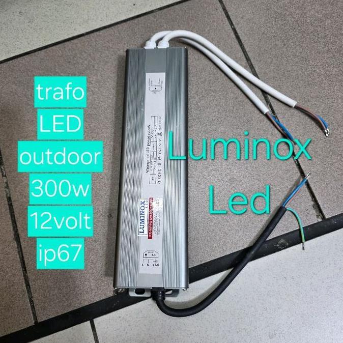 Spesial Trafo Led 12V 12Volt 300W 300Watt / Driver Led 12V 300W 300 W Outdoor Ip67