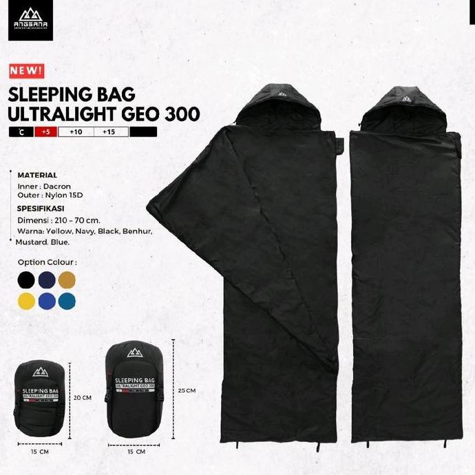 TERBARU - SLEEPING BAG ANGSANA GEO 300 COMPRESSION SACK Limited Edition