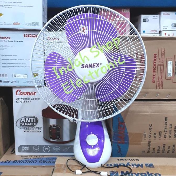 DF153 - Kipas Angin Dinding SANEX FW 1208/ Wallfan SANEX 12INCH