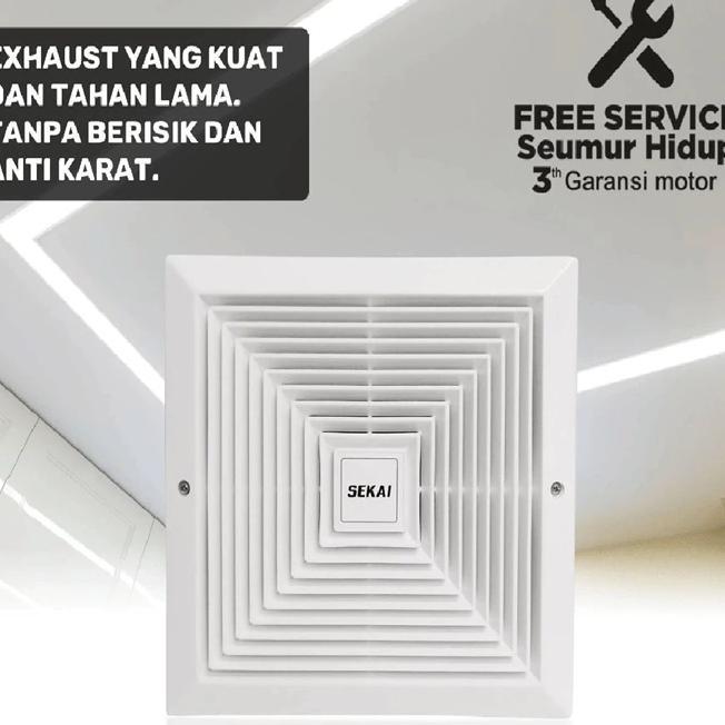 Sekai Kipas Angin Dak Exhaust Tipe Langit-Langit MVF 893 MVF893
