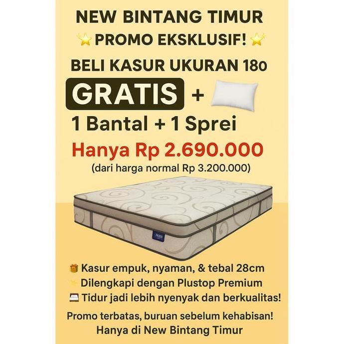Spring Bed Romance Feelings 180 x 200 Mattress Only Free 2 Bantal