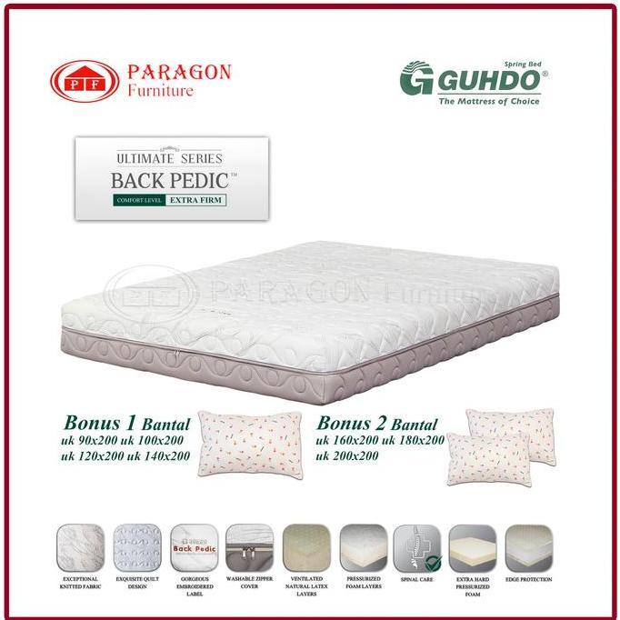 Kasur Guhdo Back Pedic Latex Rebonded 120x200x26 cm
