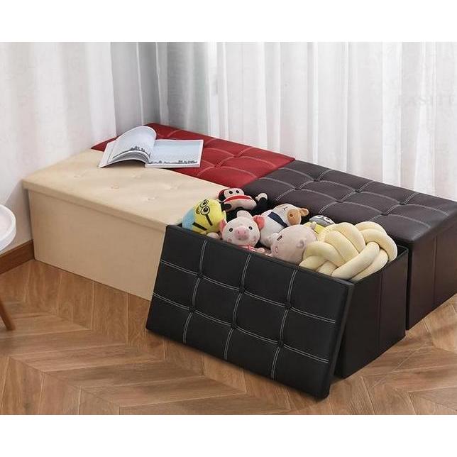 Sofa Laci Penyimpanan Sofa Box Storage / Box Penyimpanan Mainan / Sofa Box Minimalis Penyimpanan Rum