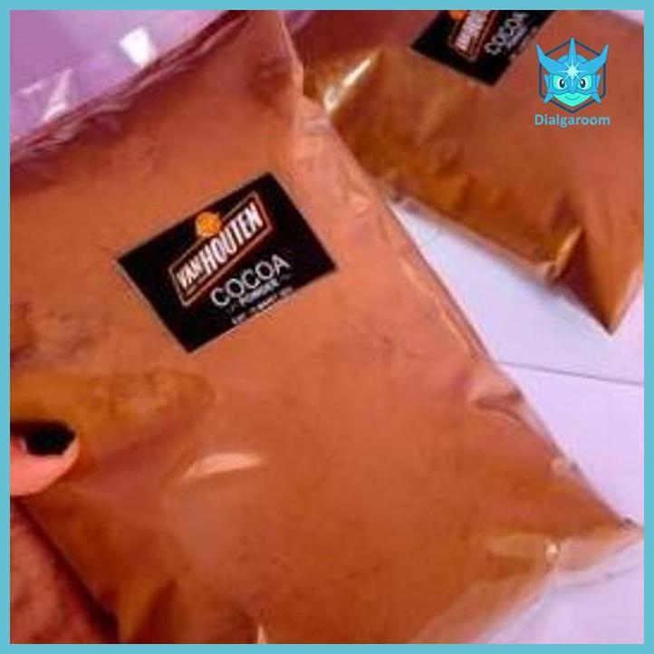 ( COKLAT ) BUBUK COKLAT VAN HOUTEN 1 KG / COCOA POWDER COKLAT BUBUK JAVA DARK 1KG BAHAN KUE  COKLAT 