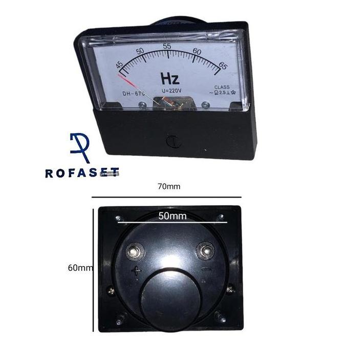 Spesial Panel Meter Hz Dh670 45-65Hz 220V Ac