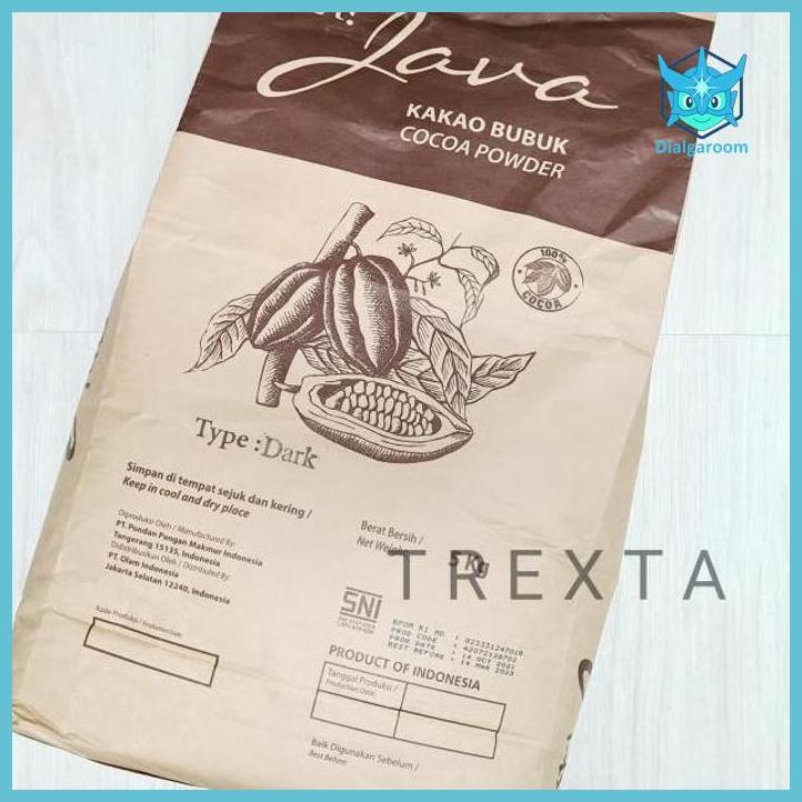 ( COKLAT ) [DARK] OH JAVA COCOA POWDER / COKLAT BUBUK - 5KG / SAMEDAY BAHAN KUE  COKLAT BUBUK MAKANA