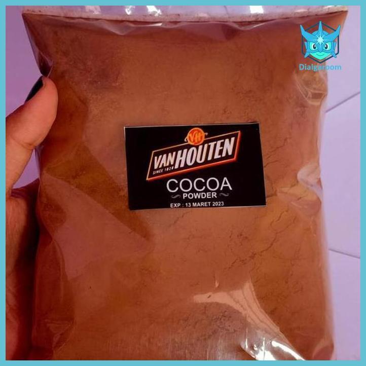 ( COKLAT ) VAN HOUTEN COCOA POWDER 1KG / COKLAT BUBUK REPACK 1KG BAHAN KUE  COKLAT BUBUK MAKANAN & M