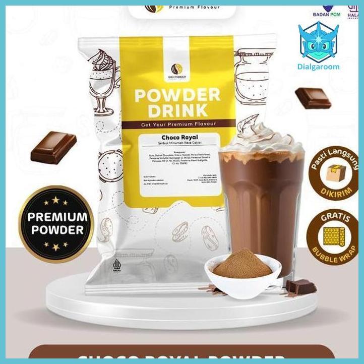 ( COKLAT ) BUBUK MINUMAN PREMIUM COKELAT - POWDER PREMIUM CHOCO ROYAL BAHAN KUE  COKLAT BUBUK MAKANA