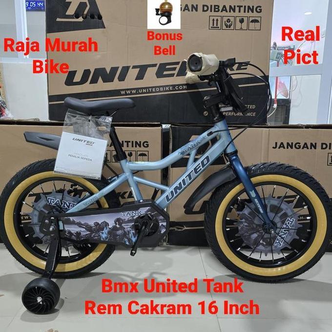 Terbaru Sepeda Anak Laki Laki Bmx 16 Inch United Tank Rem Cakram Sepeda Anak Bmx United Tank Rem Cak