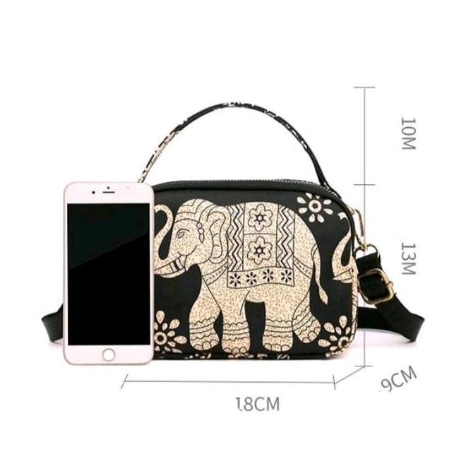 Tas Selempang Wanita Chibao Ory Terbaru Motif Gajah