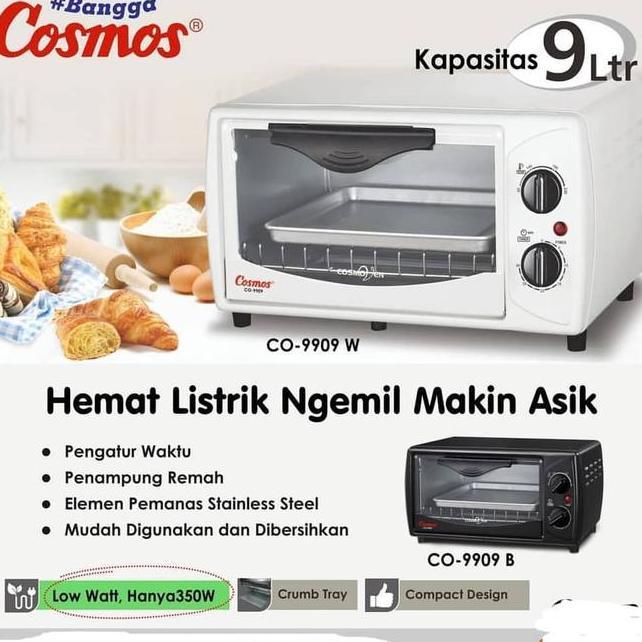 Oven Cosmos Oven Low Watt 350Watt Co 9909