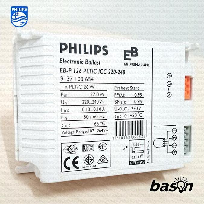 PHILIPS EB-P 126 PL-T/C ICC 220-240 - Ballast Elektronik EBP PLC 26W