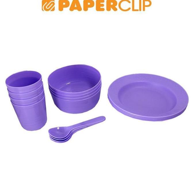 SET ALAT MAKAN ONYX S-4701 UNGU