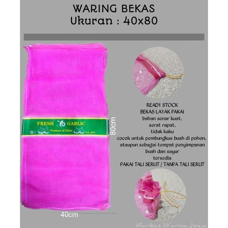 Promo Cod Ya Kak Pembungkus Buah Kelengkeng Karung Bekas Bawang Putih Waring Bawang Brongsong Keleng
