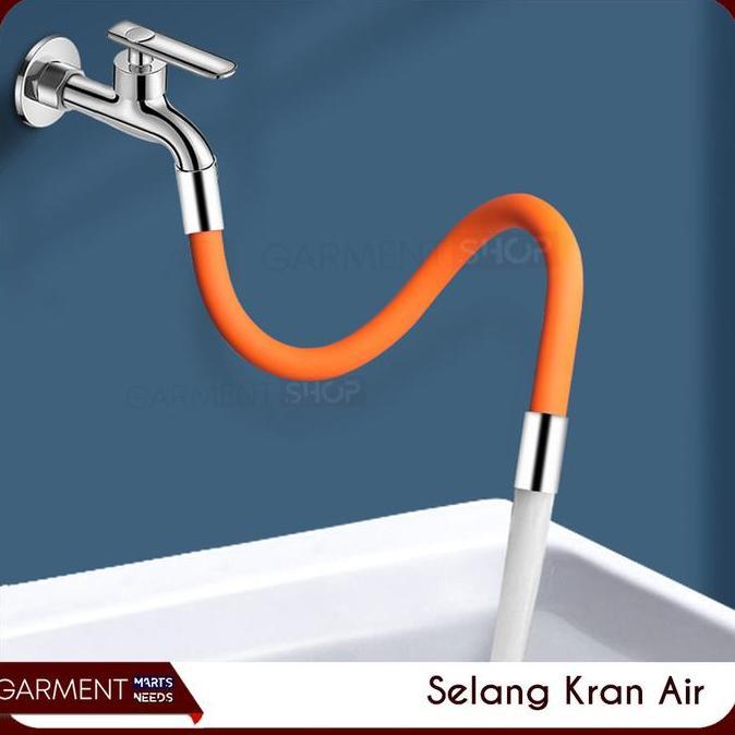 Sambungan Kran Air Fleksible Selang Flexible 360 Derajat Extention Cuci Muka Kaki Wastafel Ember