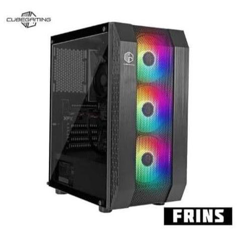 CASING PC GAMING CUBE GAMING FRINS - White