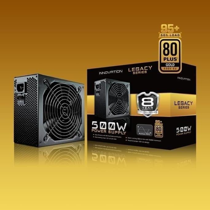 Power Supply Innovation 500W 80+ GOLD - PSU 500WATT