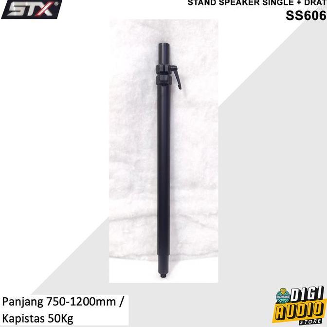 Stand Tiang Speaker Single to Subwoofer with Drat STX SS606