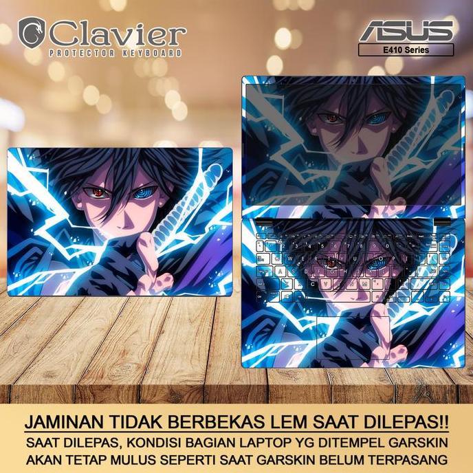 Cover Garskin Laptop Asus E410 E410M E410MA E410MAO Bening Transparan