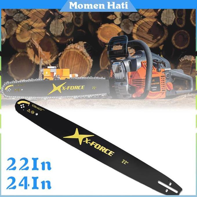 SHISHIO 22in 24in Bar Chainsaw Maestro Bar Gergaji Mesin Guide Bar Chainsaw