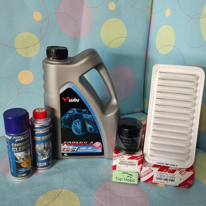 CHALK Paket service oli Win Formula Car 10W-30 Vios lama Limo (5)