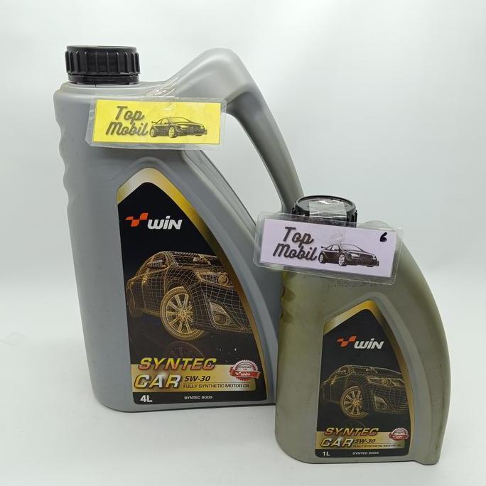 ALABASTER Oli Mesin Win Synthetic Car SAE 5W-30 Fully Synthetic API SN