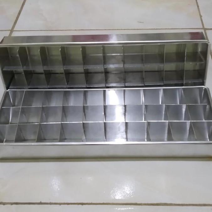 New- loyang kue 10x30 / loyang brownies sekat 30x10 / loyang sekat 10x30