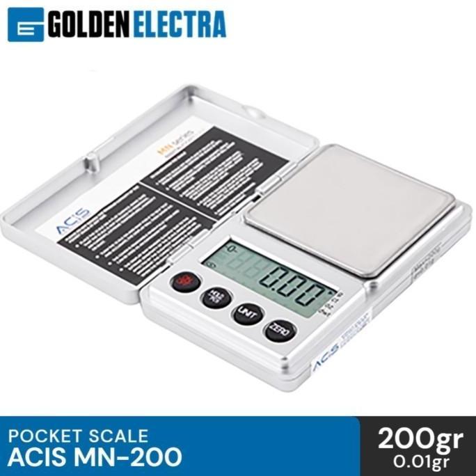 New- Timbangan Digital Mini Emas Batu akik, ACIS / MN-200 Pocket Scale