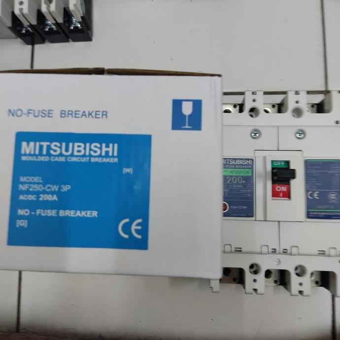Promo NFB MCCB breaker mitsubishi NF-250CW nf250-CW 200a 200 a COD