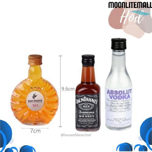 Terlaris Topper Miniatur Botol Bir Whiskey Heineken Vodka Roko Untuk Hiasan Kue Dekorasi Meja Beer W