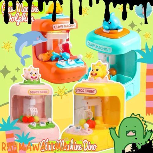 Unik Mainan Game Capit Claw Machine Mini/Mainan Edukasi Anak Mesin Capit Mini Pakai Batrei Ada Lampu