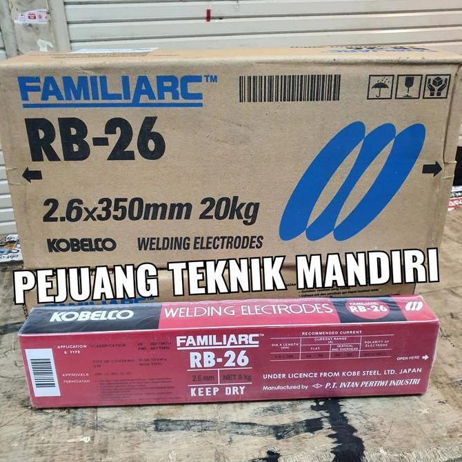 Kawat Las Kobe Rb26 2.6Mm / Kawat Las Besi Kobe Rb-26 2.6Mm