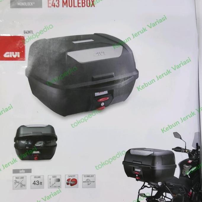 Box Givi E43 E43Ntl E 43 Hitamdoff Murah