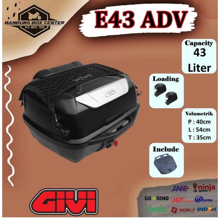 Box Givi E43 Adv Box Motor Givi E43 Box Touring Givi E 43 Adv Box Givi Ready