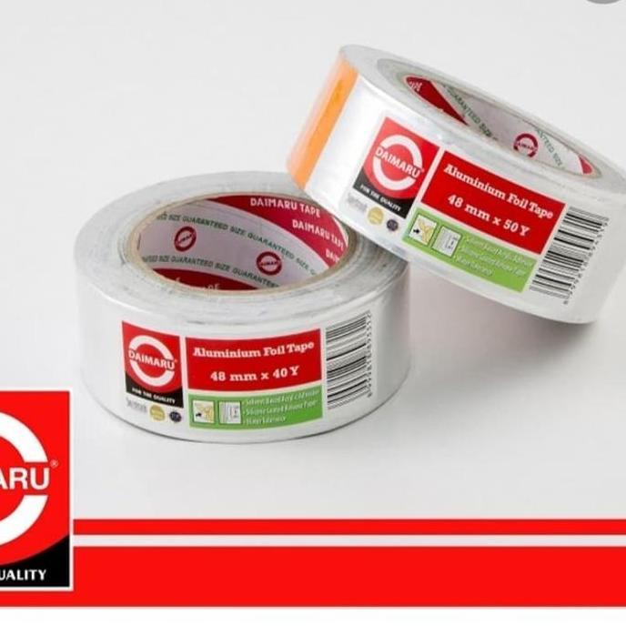 DAIMARU Isolasi Aluminium ,Aluminium Foil Tape,Isolasi Tambal Panci 2'