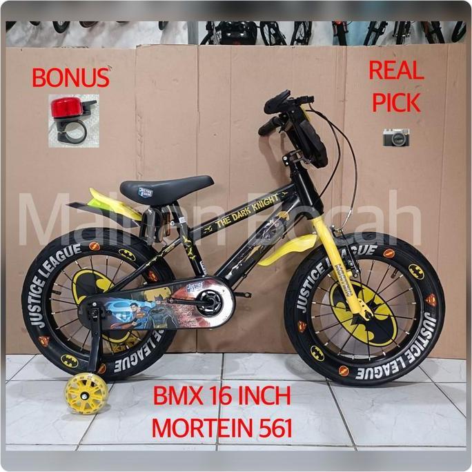 Sepeda Bmx 16 Inch Mortein 561 Ban Warna 3,0 Sepeda 16 Inch