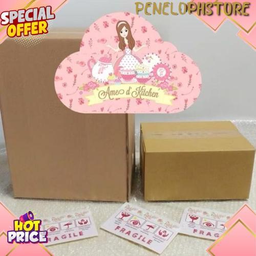 Top Seller Mangkok Bijian Keramik Bulat Besar 9"/ Mangkok Sayur Motif Bunga Biru