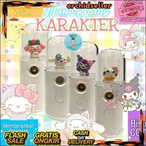 Hot Sale Nano Spray Sanrio/Nano Spray Karakter My Melody Cinnamon Roll Kuromi Pompom Purin/Mist Spra