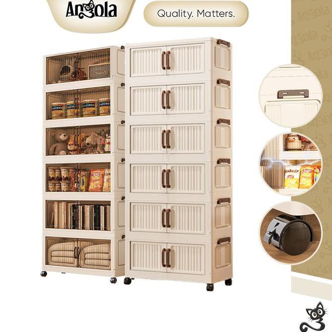 Tp Angola Kotak Penyimpanan Angola Box Lipat Organizer Kontainer Untuk Mainan Tas Kecil Dan Sna Stor